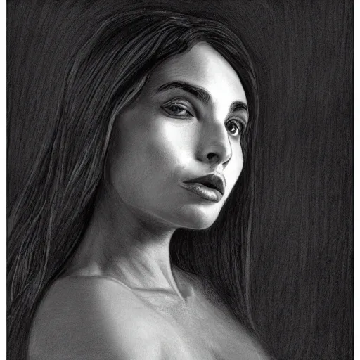 Paloma , Pencil Sketch - Arthub.ai