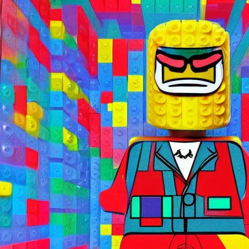 A Lego Man, Trippy, Cartoon