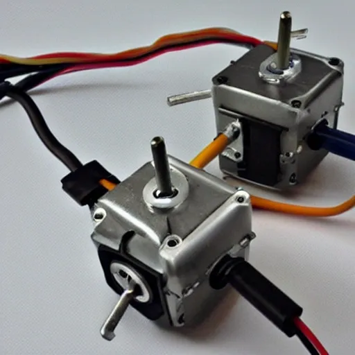 Motors with two capacitors
