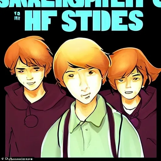 he makes the cover of a story where the protagonists are 3 teenagers who face a sinister cult, in , Cartoon