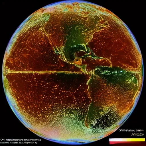 Crea una imagen que muestre un mapa de la tierra, con luces brillantes que aparecen en los lugares donde la IA ha ayudado a resolver problemas matemáticos en todo el mundo.