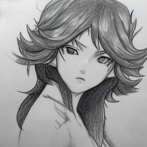 Tatsumaki, Pencil Sketch