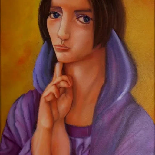 Personaje de juego, triste, solitaria, levemente herida, femenina, peliroja, ojos celestes, imagen de gran calidad
, Oil Painting