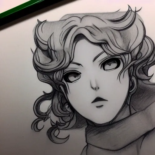 Tatsumaki, Pencil Sketch