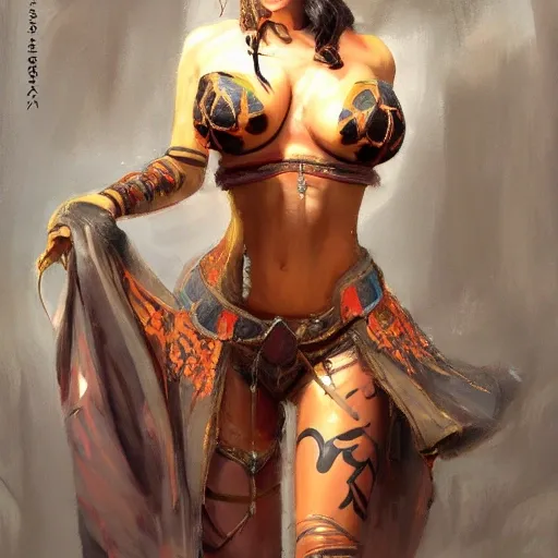 portrait full body female Russian concubine with slim curvy body painting by gaston bussiere, greg rutkowski, yoji shinkawa, yoshitaka amano, tsutomu nihei, donato giancola, tim hildebrandt, oil on canvas, trending on artstation, featured on pixiv, cinematic composition, extreme detail, metahuman creator

,(best quality:1.4), ((masterpiece)),((realistic)), (detailed),

Negative prompt: paintings, sketches, (worst quality:2.0),(normal quality:2.0), (low quality:2.0), lowres, ((monochrome)), ((grayscale))(monochrome:1.1), (shota:1.5), ((disfigured)), ((bad art)),((NSFW)), bad-hands-5,
Steps: 20, Sampler: DDIM, CFG scale: 7, Seed: 4141018083, Size: 512x768, Model hash: 32c4949218, Model: V08_V08, Denoising strength: 0.5, ENSD: 31337, Hires upscale: 2, Hires steps: 20, Hires upscaler: 4x-UltraSharp