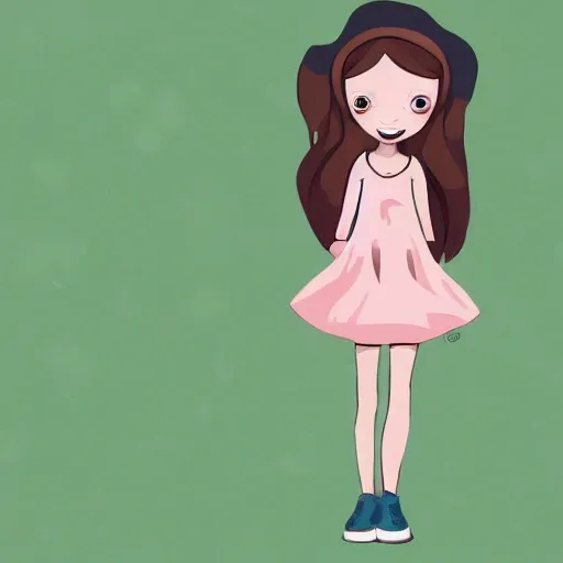 Cartoon,Cute,Girl