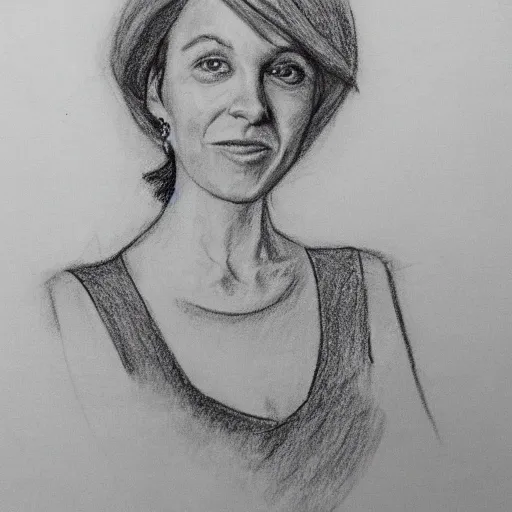 Elizabeth Nikolsky, Pencil Sketch