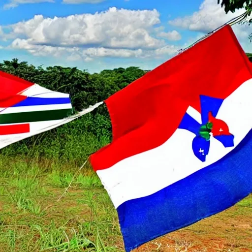 bandera Paraguay guerra