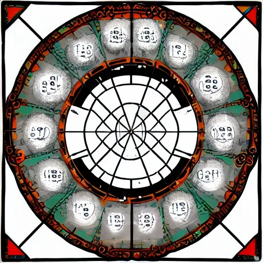 lamda mathematic simbol in a center of a circle, goth style