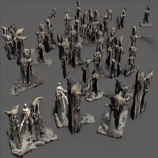 undead world, angels, deamons, 3D