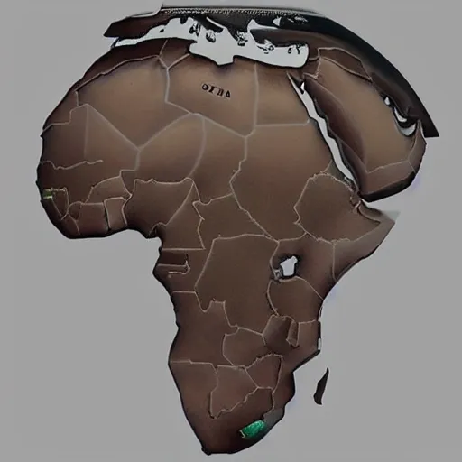 Africa society without the slave trade, 3D