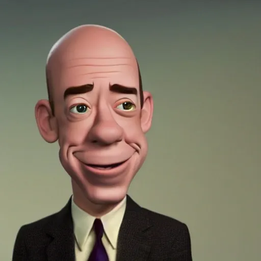 screenshot of jk simmons in a pixar movie. 3 d rendering. unreal engine. amazing likeness. very detailed. cartoon caricature.