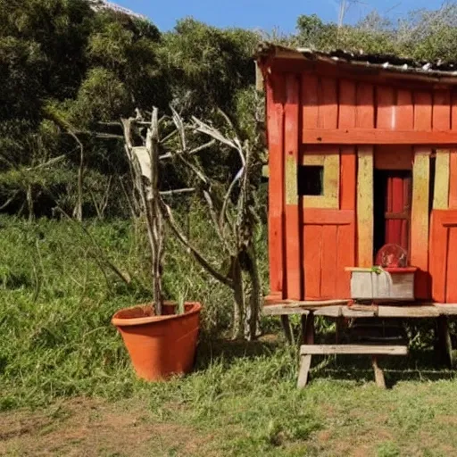 la cabaña de un tipo
