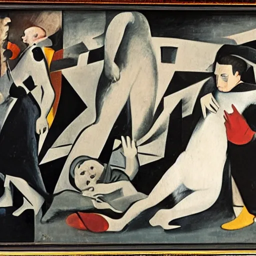 guernica art deco velazquez style