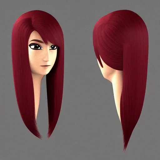 beauty readhead girl, , 3D