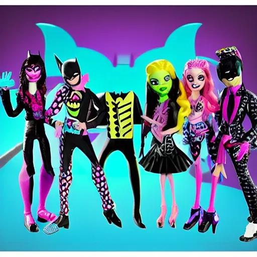 Batman Monster High Band, 3D