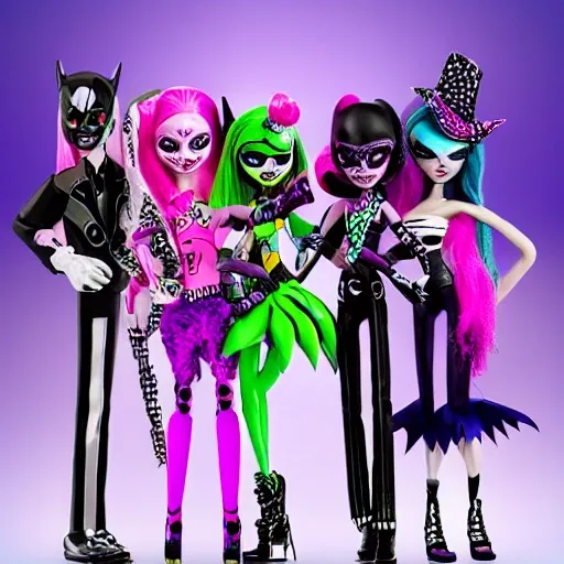 Monster High Batman Band, 3D - Arthub.ai