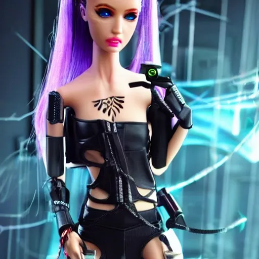 Cyberpunk Barbie