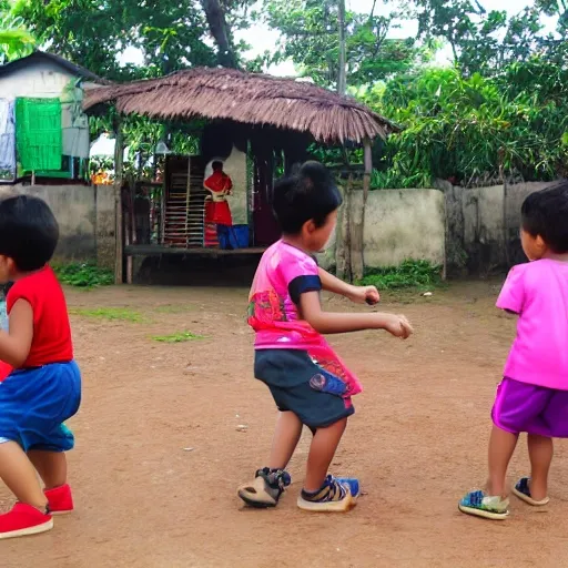 filipino kids playing