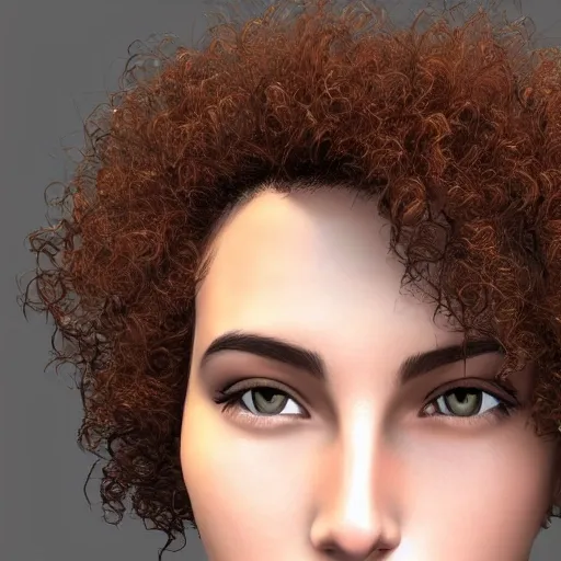 
woman  Short hair, curly hair, beautiful face, glossy lips, 3D, ultra realistic


