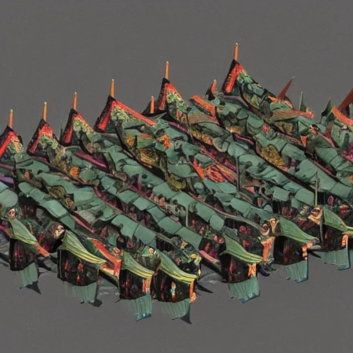 Land warfare of the Eight Banners Army in the Qing Dynasty, Trippy, 3D, 3D, 3D