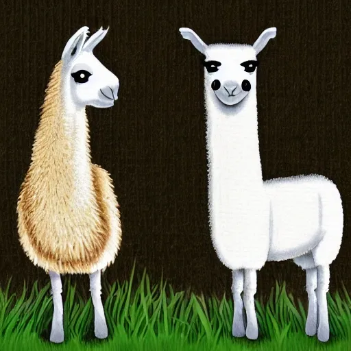 Bored Llama Team NFT, Cartoon