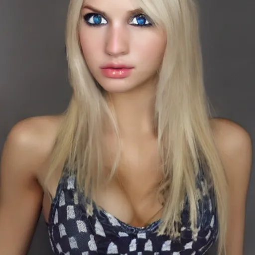  beautiful girl pretty good blonde , 3D