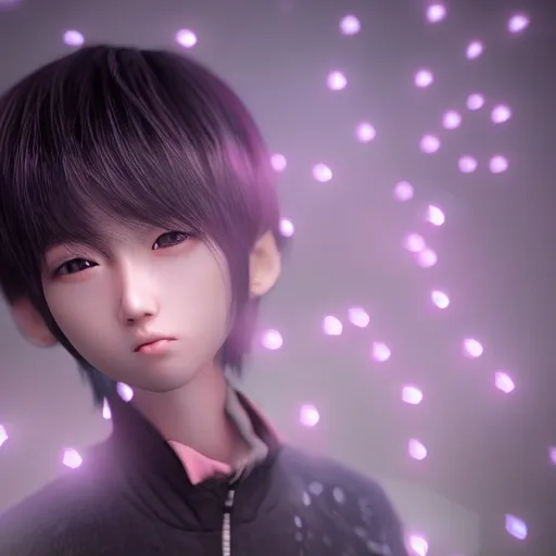 k pop 3d anime style absurdly cute Japanese male an ultrafine   Arthubai