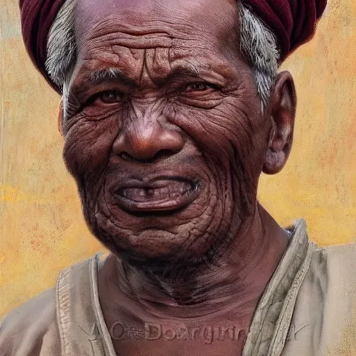 Hyper realistic an old man monk, standing, skin brown, eyes brown, cloths dark maroon 8k
, 3D, , Oil Painting, analyze various images of middle-aged humans and create a portrait that captures the features and nuances of this stage of life.,