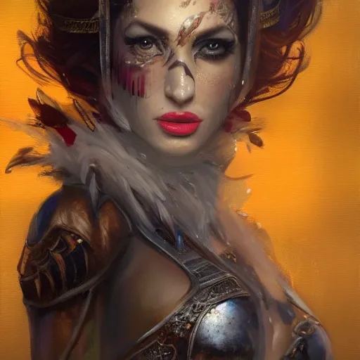 portrait full body female Russian concubine with slim curvy body painting by gaston bussiere, greg rutkowski, yoji shinkawa, yoshitaka amano, tsutomu nihei, donato giancola, tim hildebrandt, oil on canvas, trending on artstation, featured on pixiv, cinematic composition, extreme detail, metahuman creator

,(best quality:1.4), ((masterpiece)),((realistic)), (detailed),

Negative prompt: paintings, sketches, (worst quality:2.0),(normal quality:2.0), (low quality:2.0), lowres, ((monochrome)), ((grayscale))(monochrome:1.1), (shota:1.5), ((disfigured)), ((bad art)),((NSFW)), bad-hands-5,
Steps: 20, Sampler: DDIM, CFG scale: 7, Seed: 4141018083, Size: 512x768, Model hash: 32c4949218, Model: V08_V08, Denoising strength: 0.5, ENSD: 31337, Hires upscale: 2, Hires steps: 20, Hires upscaler: 4x-UltraSharp