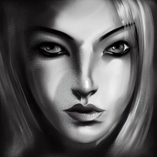 , Cartoonportrait shadows rule of thirds reflections in mirror lean face in the style of Charlie Bowater --sl --stop 80
