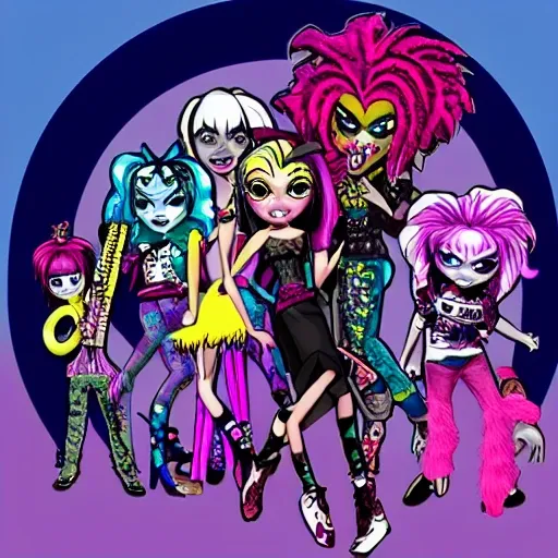 angry monster high band