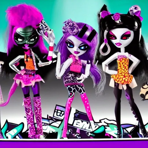 angry monster high band