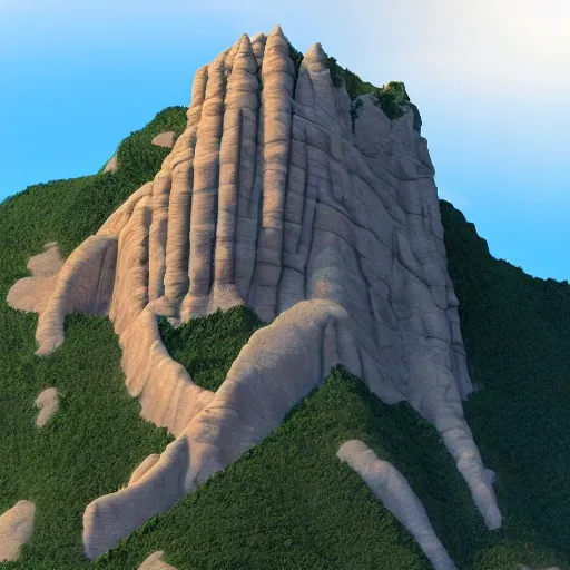 Montaña de Montserrat , Guardian Protector , 3D