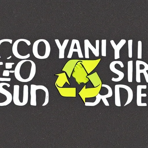 eco and recycled second hand products online sale logo