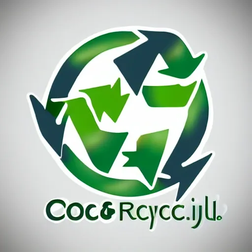 eco and recycled second hand products online sale logo, the company name is s-eco, 3D