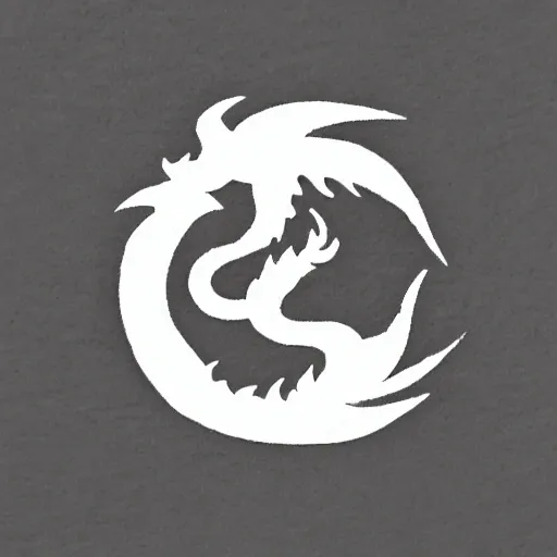 dragon_ oriental_warrior_logo_fire_smoke_rage.