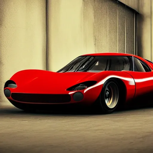 a future racing car, cool wheels, futuristic miura gt,cyberpunk, realistic, cinematic light,  glowing tires, cool body lighting,  4K, 8K