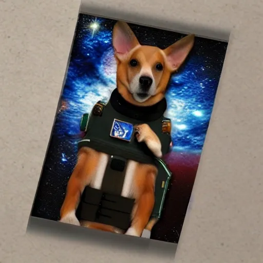dog in space, 3D