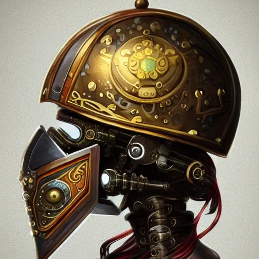 steampunk helmet fantasy art mask robot Chinese warriors  stylized digital illustration sharp focus, elegant intricate digital painting artstation concept art global illumination ray tracing advanced technology chaykin howard and campionpascale and cooke darwyn and davis jack 