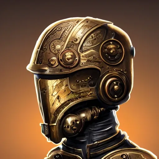 steampunk helmet fantasy art mask robot Chinese warriors  stylized digital illustration sharp focus, elegant intricate digital painting artstation concept art global illumination ray tracing advanced technology chaykin howard and campionpascale and cooke darwyn and davis jack 