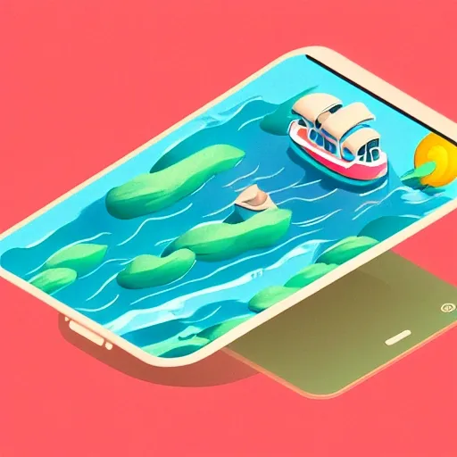 a boat in the river of Ninh Binh with sunset background back view, t-shirt design, in the style of Studio Ghibli, charming, pastel tetradic colours, 3D vector art, cute and quirky, fantasy art, watercolor effect, bokeh, Adobe Illustrator, hand-drawn, digital painting, low-poly, soft lighting, bird's-eye view, isometric style, retro aesthetic, focused on the character, 4K resolution, photorealistic rendering, using Cinema 4D
