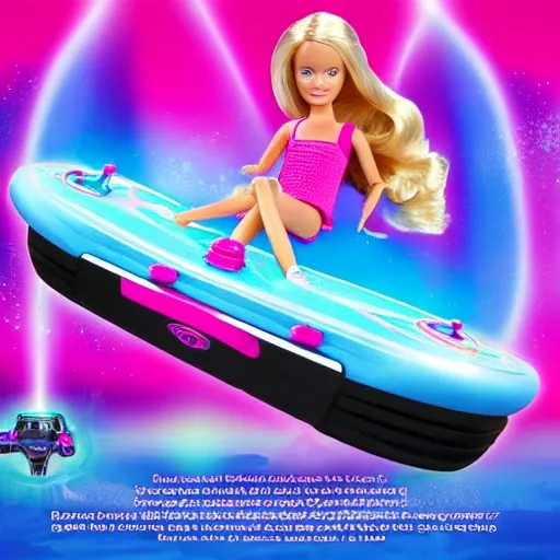 Barbie star light online adventure hoverboard