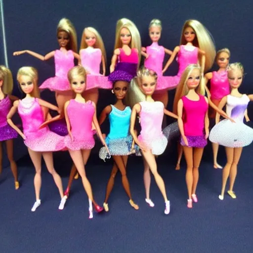 Barbie Gymnastics Team