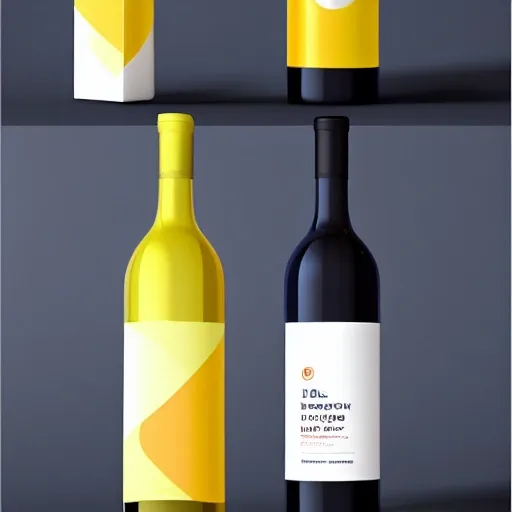 wine packaging design，in the style of unique yokai illustrations, bold typography, soft and rounded forms, chinapunk, light purple and light navy, yellow and white, advertisement inspired,Package Design,a box with characters, in the style of graphic design-inspired illustrations, expressive linework, color:: dark-orange and sky-blue, vray ,8K，octane render, display lighting， --ar 3:4