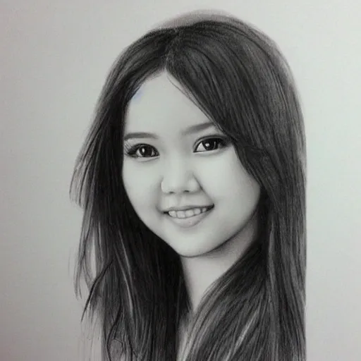 Beautiful Girl: raisa Andriana, 3D, 3D, Pencil Sketch