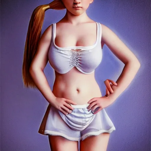 Crowdsourced AI Art - (very large breasts:1.4) 