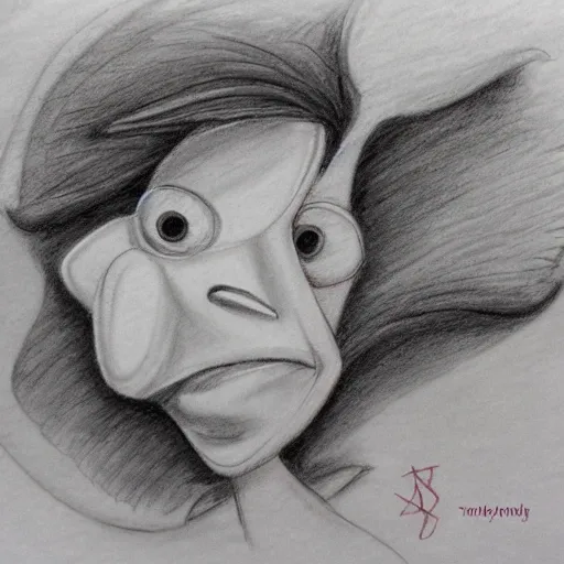 hyperrealistic pencil drawing caricature of an  Stable Diffusion  OpenArt