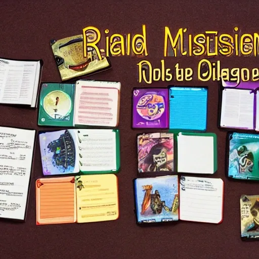 reading list as the mission board of a role play game