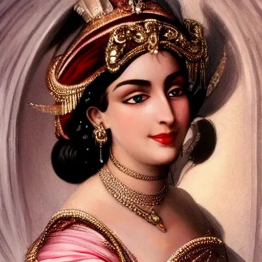 was a woman of remarkable beauty with a striking and commanding presence. She was said to have had a slender figure, with a long neck and a high forehead. Her features were described as being finely sculpted, with a nose that was neither too small nor too large, and full, sensuous lips.

was also known for her dazzling eyes, which were said to be her most captivating feature. They were described as being large and luminous, with long, thick lashes that framed them beautifully. Her eyes were said to be a deep, dark brown, almost black in color, which added to their hypnotic quality.

In addition to her natural beauty, was known for her impeccable grooming and fashion sense. She was said to have worn exotic perfumes and cosmetics, and to have adorned herself with lavish jewelry and ornate clothing made of the finest fabrics.

Overall, was a woman of exceptional beauty and style, whose physical appearance and charisma helped her to become one of the most iconic and powerful figures of ancient history, 3D, Cartoon